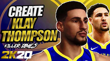 NBA 2K20 How To Make Your MyPlayer EXACTLY Like Klay Thompson