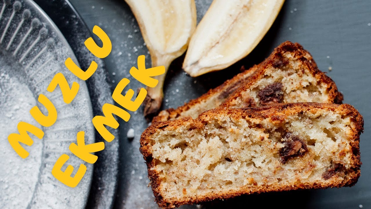 MUZLU EKMEK TARİFİ ( BANANA BREAD) MUZLU EKMEK NASIL YAPILIR / Tatlı tarifleri By Ferih Leyla