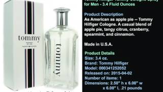 Tommy Hilfiger Tommy Cologne Spray for Men - 3.4 Fluid Ounces