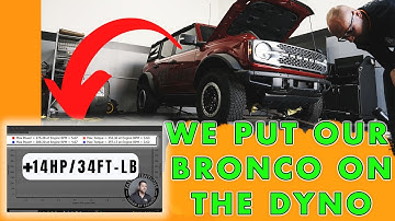 FORD BRONCO 2.7L ON THE DYNO