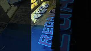 Dazzling signboard#LED #logo #sign #ledollarbean