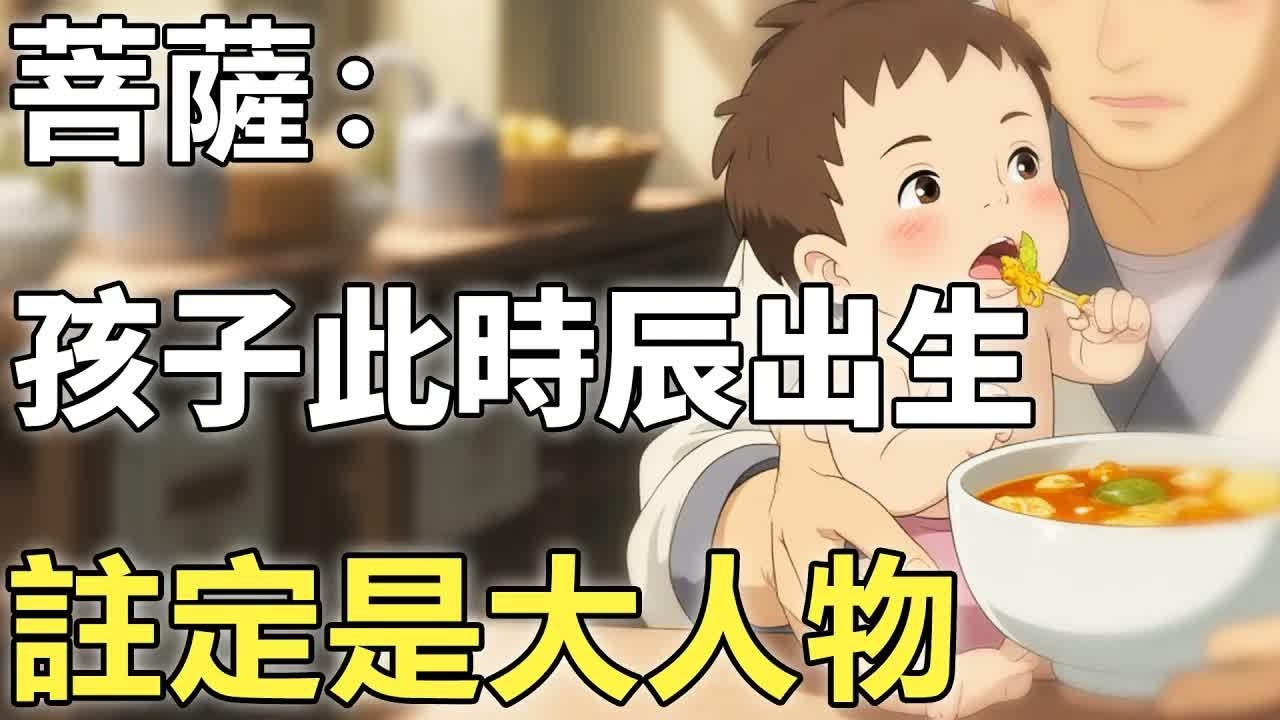 這個時辰出生的孩子是大人物？高人透露：福娃降世！他們註定是人上人【輪回｜因果｜佛學】