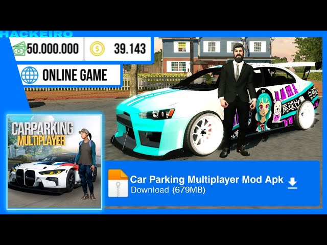 CAR PARKING MULTIPLAYER APK MOD COM DINHEIRO INFINITO ATUALIZADO 2023 