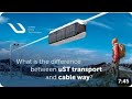 ما هو الفرق بين النقل والكابل UST؟