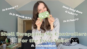 Customizing My Nintendo Switch Joy-Cons + Pro Controller for the FIRST TIME | ft. @ExtremeRate