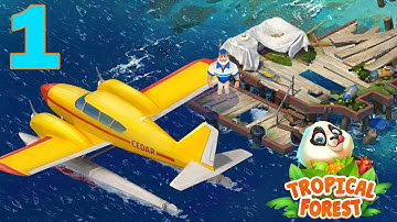 TROPICAL FOREST : MATCH 3 STORY - WALKTHROUGH GAMEPLAY - PART 1 ( iOS | Android )