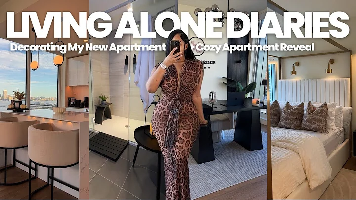 Living Alone Diaries | decorating my new apartment + cozy apartment reveal