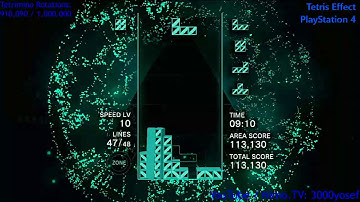 Tetris Effect PS4 REPLAY - Road to 100% Achievements (PART 3)