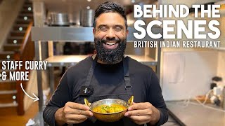 INDIAN RESTAURANT, Behind The Scenes! How To Cook STAFF CURRY, Busy Service, Curry, Naan Bread etc!