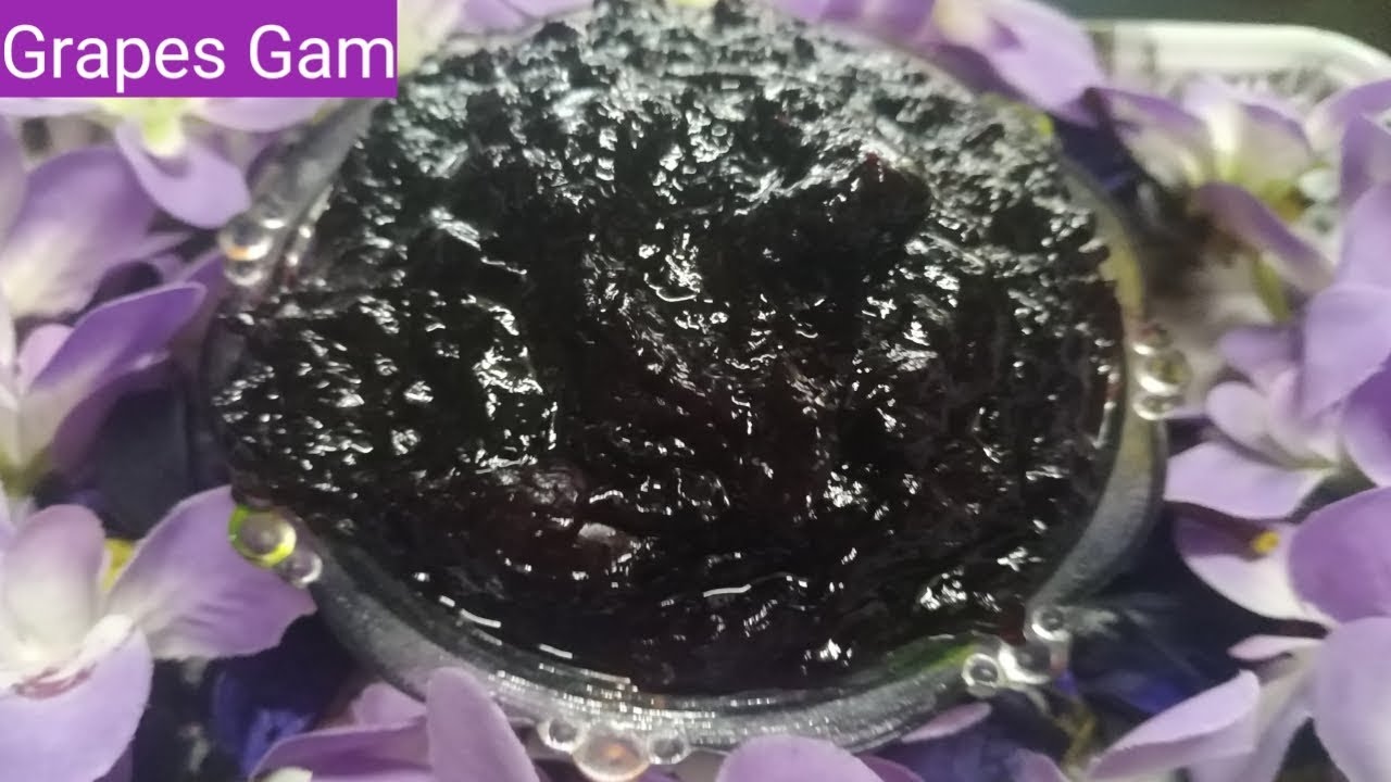 Homemade Black ND Green Grapes Jam Recipe/ Without Suger /Komal Life ...