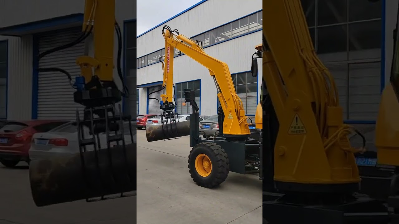 Forklift grab, rotary wood grab, Douyin modification