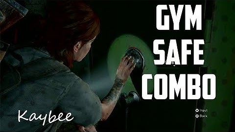 Last Of Us 2 - Gym Safe Combo (The Descent) Combination
