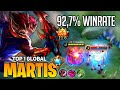 MVP Play | Martis 92.7% Winrate | Top 1 Global Martis | By  ♮ Dᴀɴɢᴇʀ | Mobile Legends