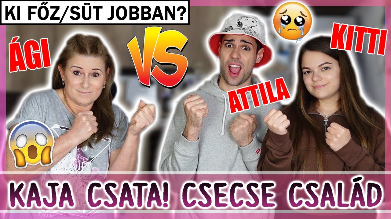 $ KAJA CSATA A CSECSE CSALÁDDAL 😱 Ági VS. Kitti és Attila $