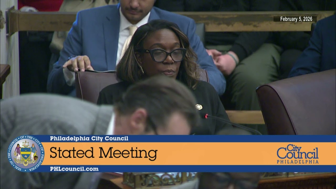 Stated Meeting Of Philadelphia City Council 2-05-26