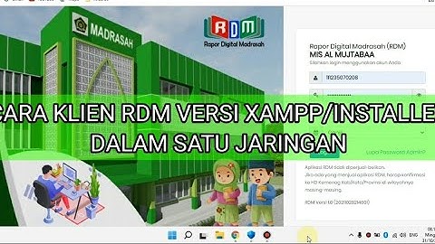 CARA KLIEN RDM VERSI XAMPP/INSTALLER AGAR BISA DI PAKAI SEMUA GURU