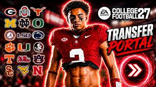 My 5-Star WR ENTERS the Transfer Portal... (NCAA 27 RTG Ep. 2) ⭐