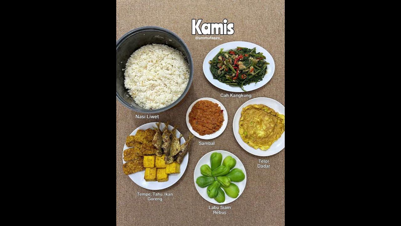 IDE SET MENU SEMINGGU #setmenu #menusimpel #menumingguan #menumasakan #idemenu #idemenuharian