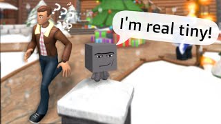 I Hid In MM2 With A Tiny Avatar