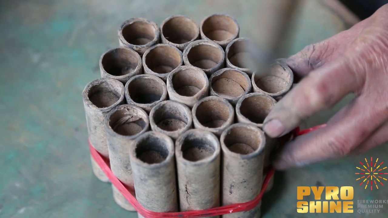 Fireworks inner tube powder loading YouTube