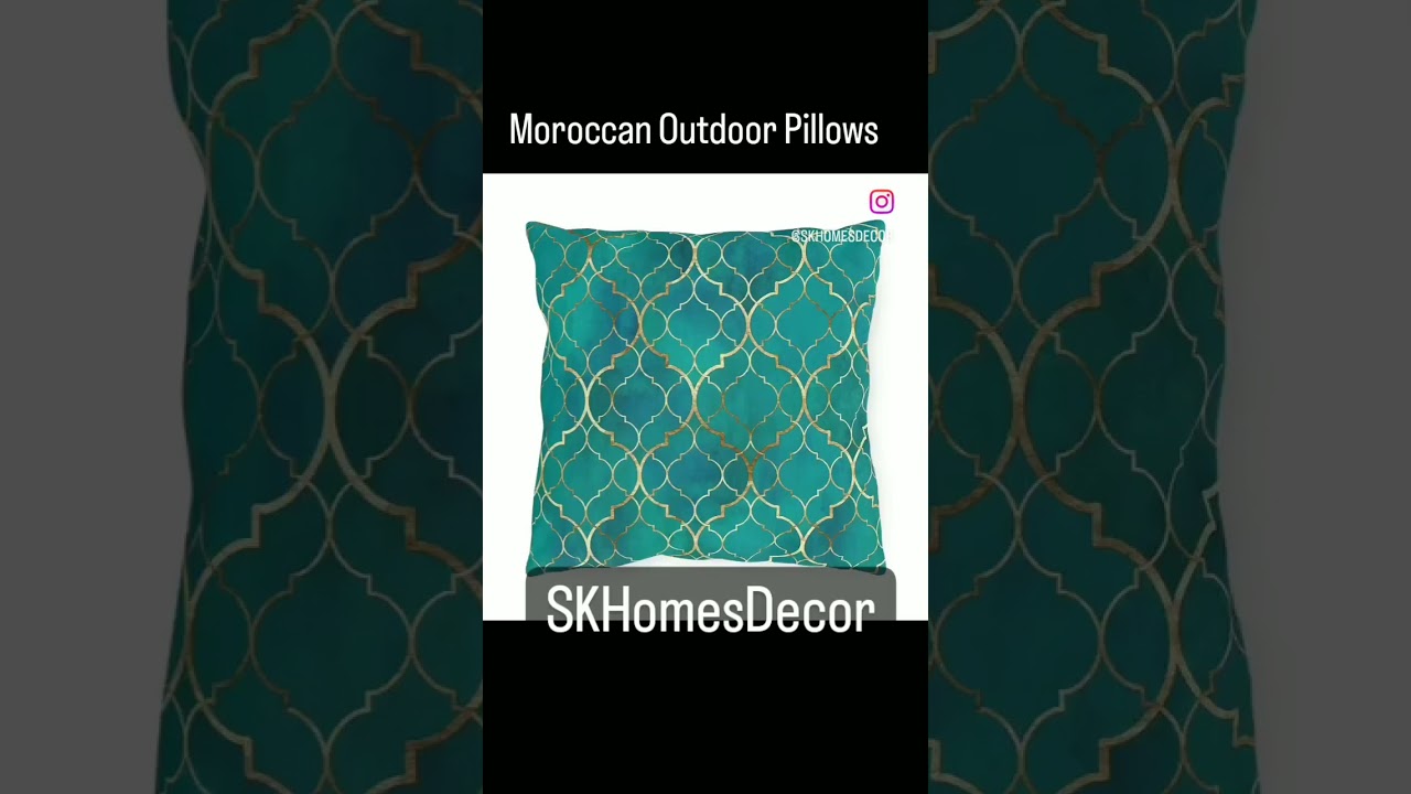 Cute Moroccan Outdoor Throw and Lumbar Pillows Cover🔥 