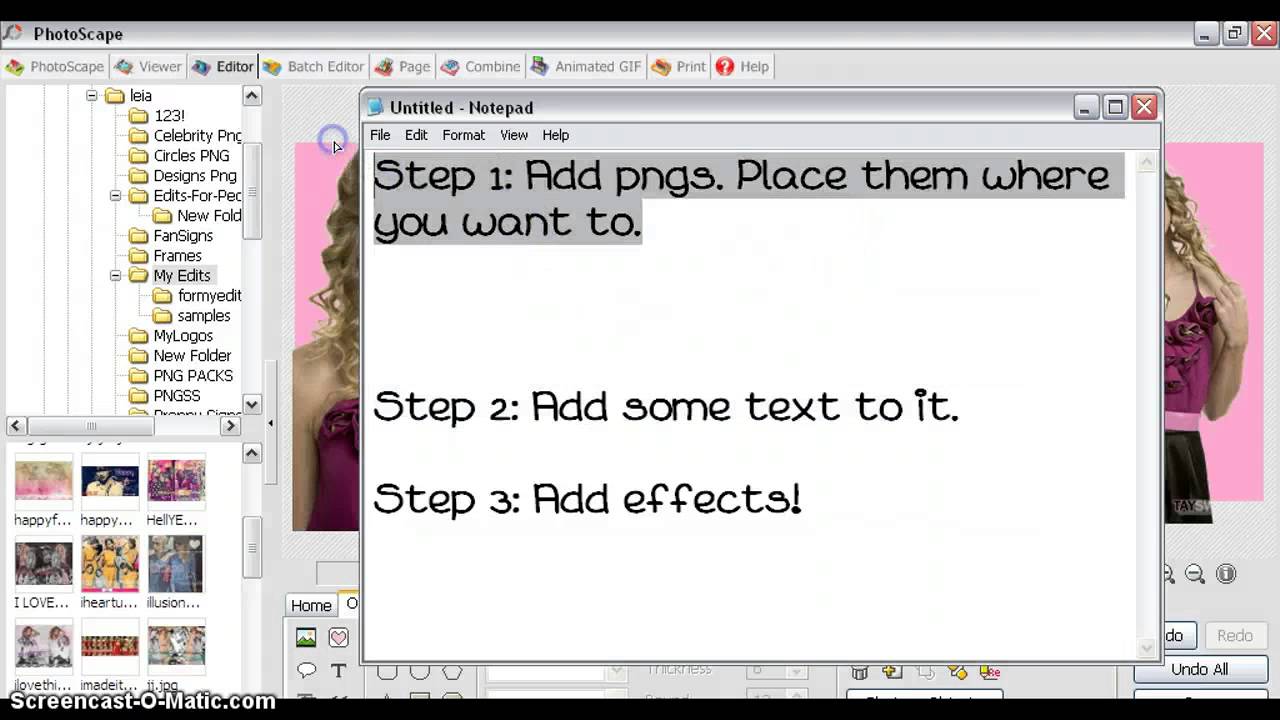 How To Make a Timeline Cover in Photoscape