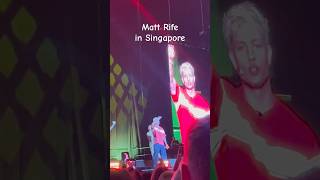 Matt Rife in Singapore #singapore #mattrifecomedy #mattrife