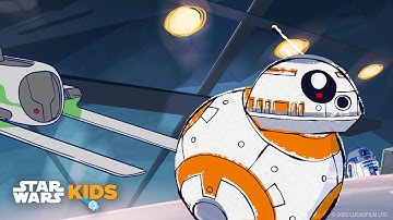 R2-D2 and BB-8’s Messy Mission! | Droid Diaries | Episode 1 | @StarWarsKids
