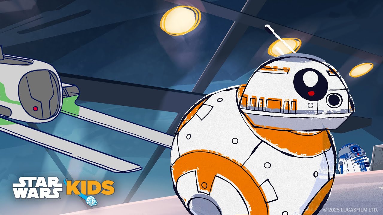 R2-D2 and BB-8's Messy Mission! | Droid Diaries | Episode 1‬