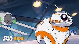 R2-D2 and BB-8’s Messy Mission! | Droid Diaries | Episode 1 | @StarWarsKids