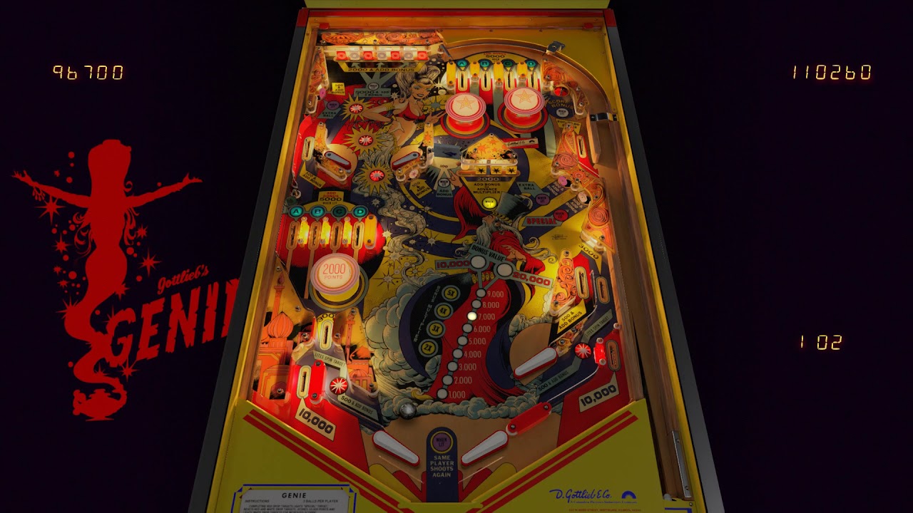 Visual PInball X (Open Source, 2015) Windows [Genie, 1979] - YouTube