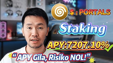 🚀 Panduan cepat staking PORTALS Solana — hasil 7207.10% APY terbukti!