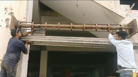 Rolling shutter rolling shutter fitting Shutter spring gear shutter installation manual gear shutter