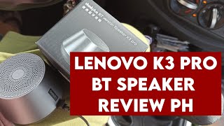 Lenovo Thinkplus K3 Pro Bluetooth Speaker Premium Sound Product Unboxing And Review Ph Language