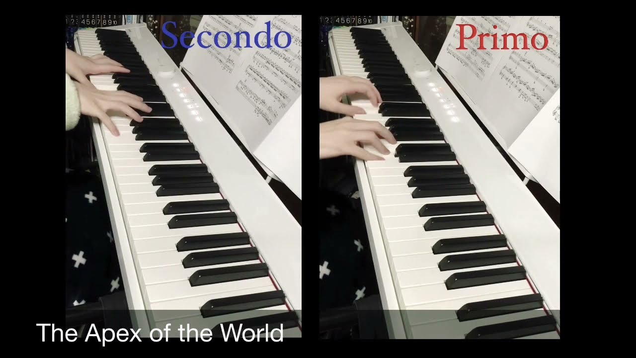 この世界の頂で　連弾アレンジ/The Apex of the World piano cover for 4 hands (FE風花雪月/Fire Emblem Three Houses)