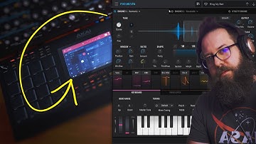 Sampling Pigments 3 into Akai MPC Live 2 and making a beat