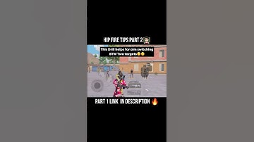 HIP FIRE TIPS PART 2 | BGMI | PUBG | #bgmi #tips #tipsandtricks #learning #pubg #viral #trending
