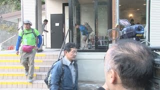 眠れぬ夜、被災者気に掛け 御嶽山噴火から一夜明け