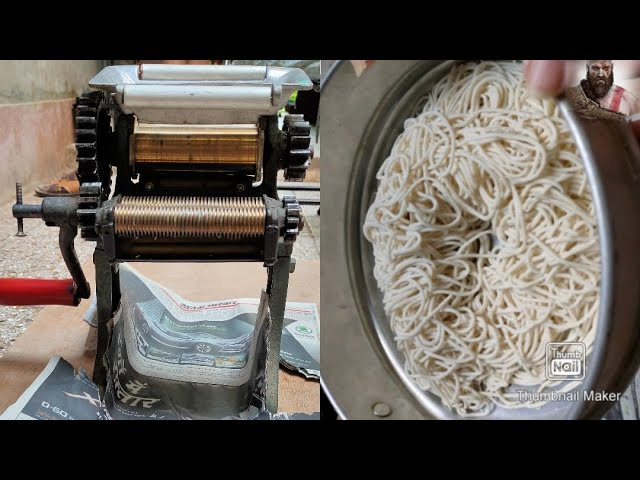 household Manual dough roller Noodle Making Machine/bearing style hand  pasta maker machine YouTube