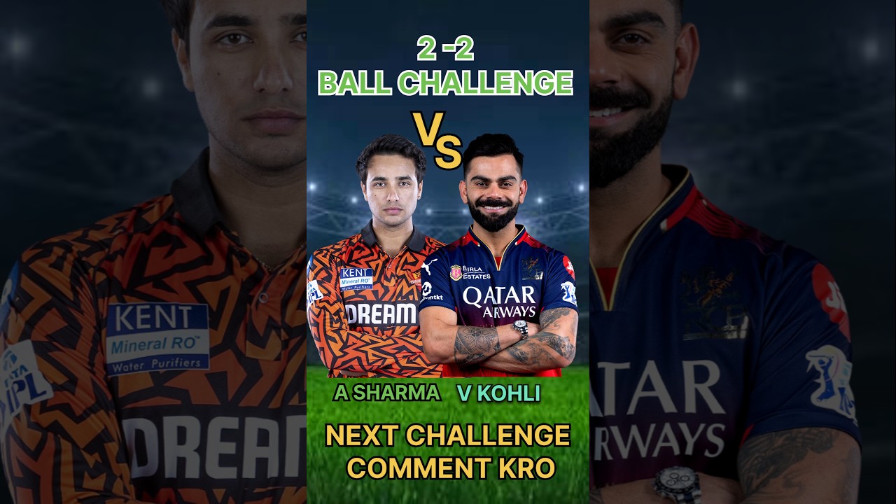 Virat Kohli Vs Abhishek Sharma ||| 3 Ball challenge Rc24 