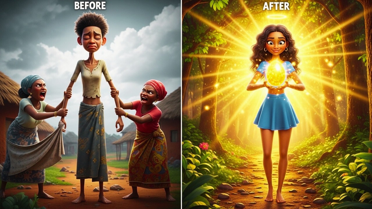 They Mocked Her for Being Ugly But Everything Changed the Day She Found A Shining Egg in the Forest