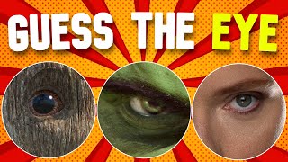 CAN YOU GUESS THE MARVEL CHARACTER BY THEIR EYE?!