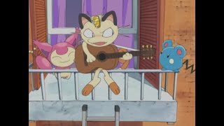 Azurill ruins Meowth and Skitty moment together