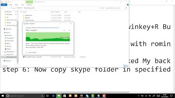 How to take backup and restore from crashed skype?