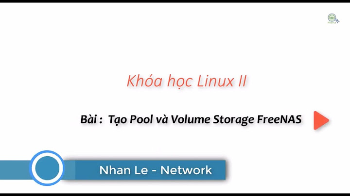 Hướng dẫn sử dụng FreeNAS