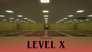 Primeros minutos de Backrooms Level X (Sub español)