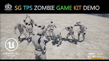 🎮 Unreal Engine SG Zombie Game Kit Demo