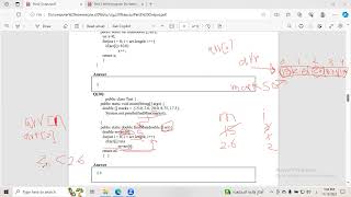25-the output of  Java program part2 مراجعة جافا  و حل اسئلة امتحانات جامعه تبوك