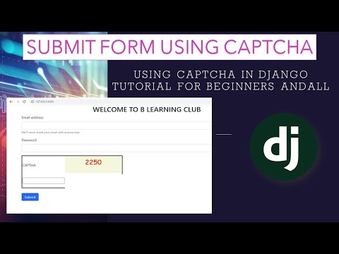 Form submit in django with Captcha