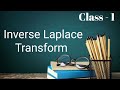 Inverse Laplace Transform...|| Type-1 || class-1...